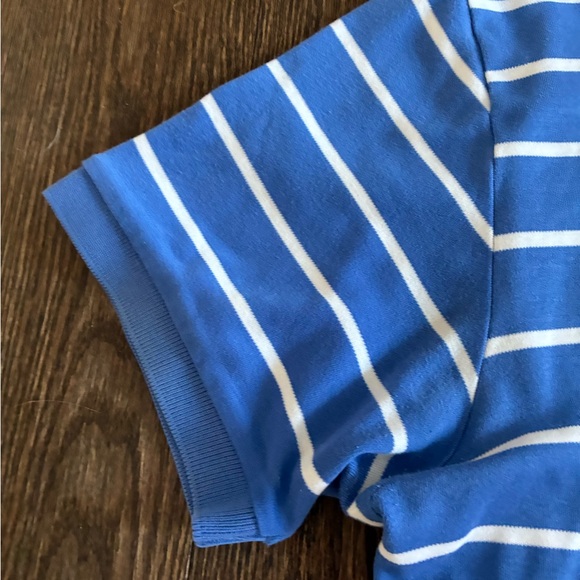 Polo Ralph Lauren Blue Striped Men’s Polo Shirt - Picture 4 of 8